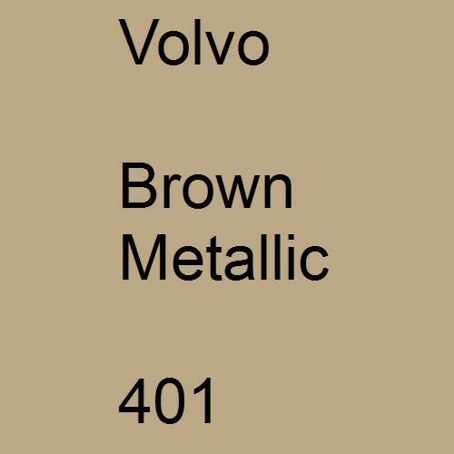 Volvo, Brown Metallic, 401.